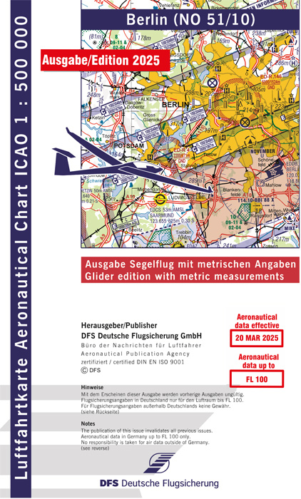 Icao Segelflugkarten Deutschland Vorbestellung Siebert