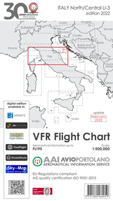 Avioportolano VFR-Karten