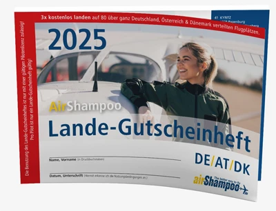 AirShampoo Lande-Gutscheinheft 2025